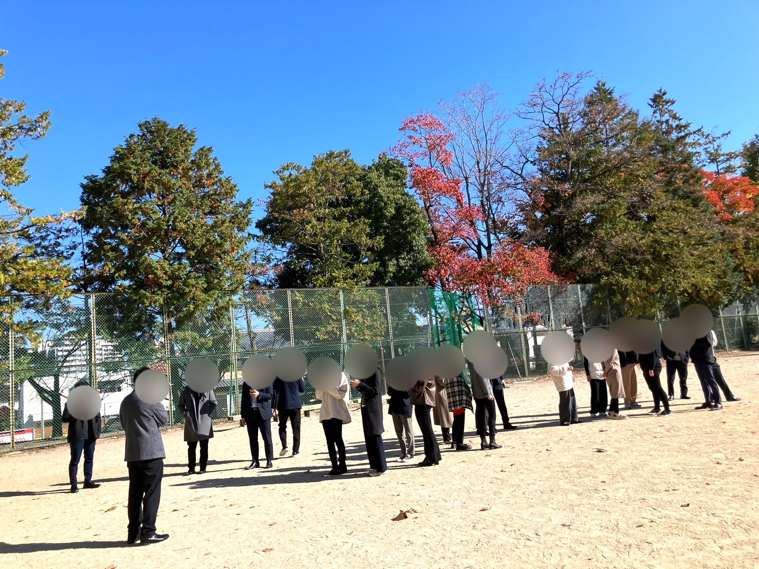 避難訓練の様子