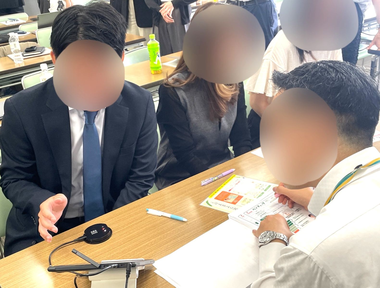 健康測定会の様子