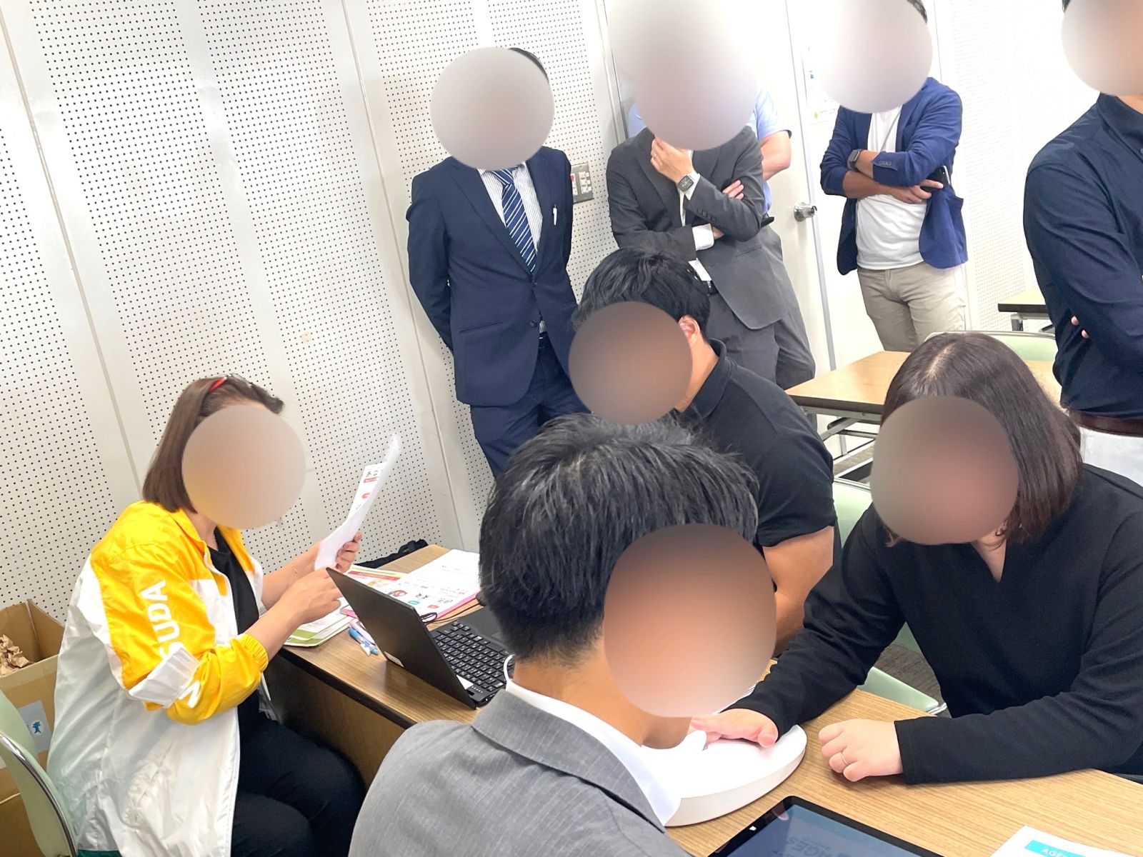 健康測定会の様子
